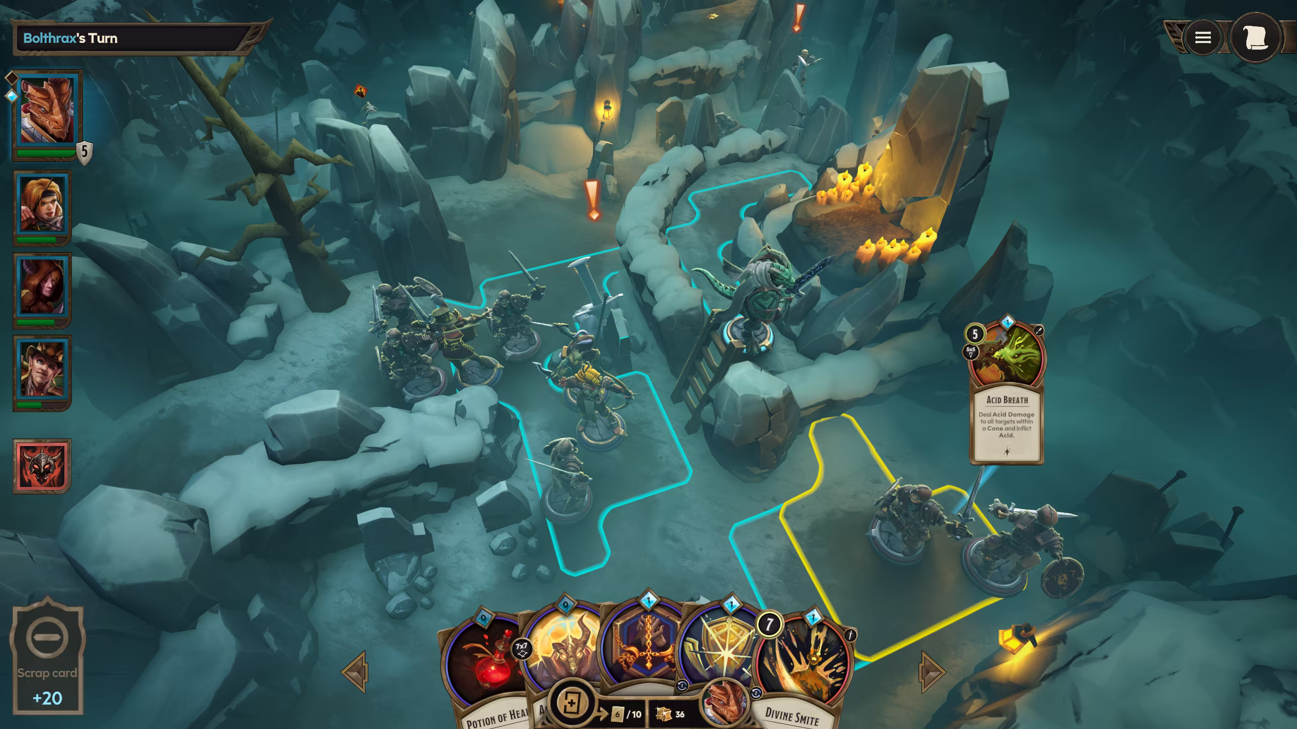 Crown of Frost battle screenshot