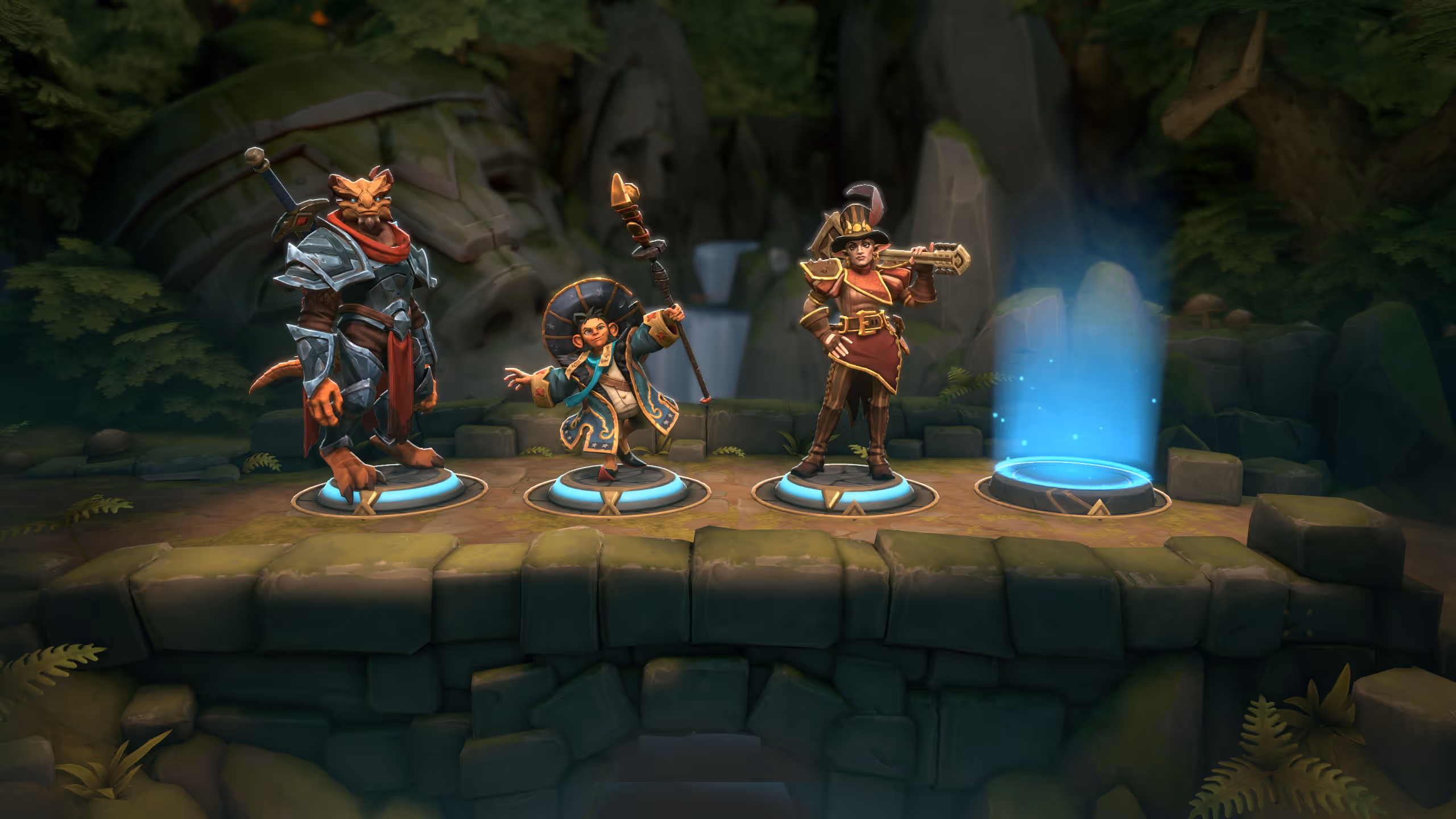 Hero selection screen